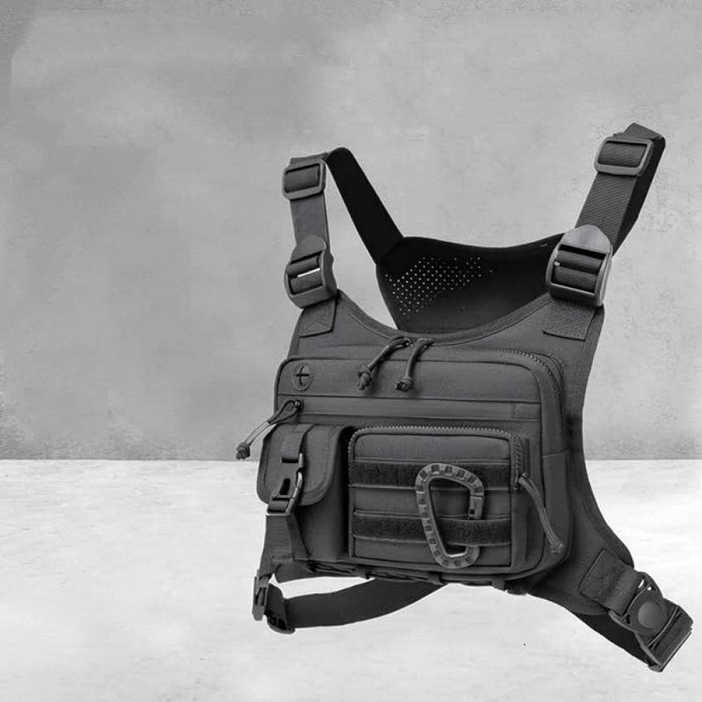 Outdoor Sport Climbing Gear - Borsa tattica da petto in tessuto